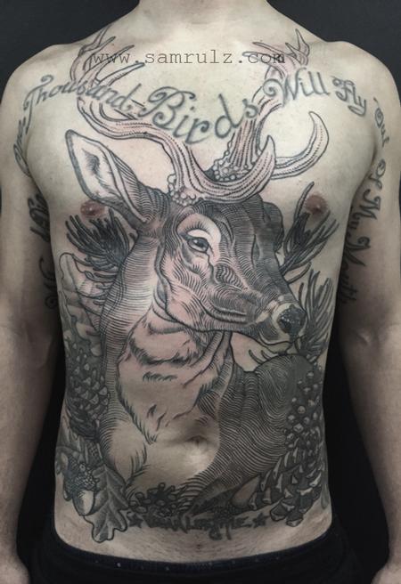 tattoos/ - Deer torso - 114384